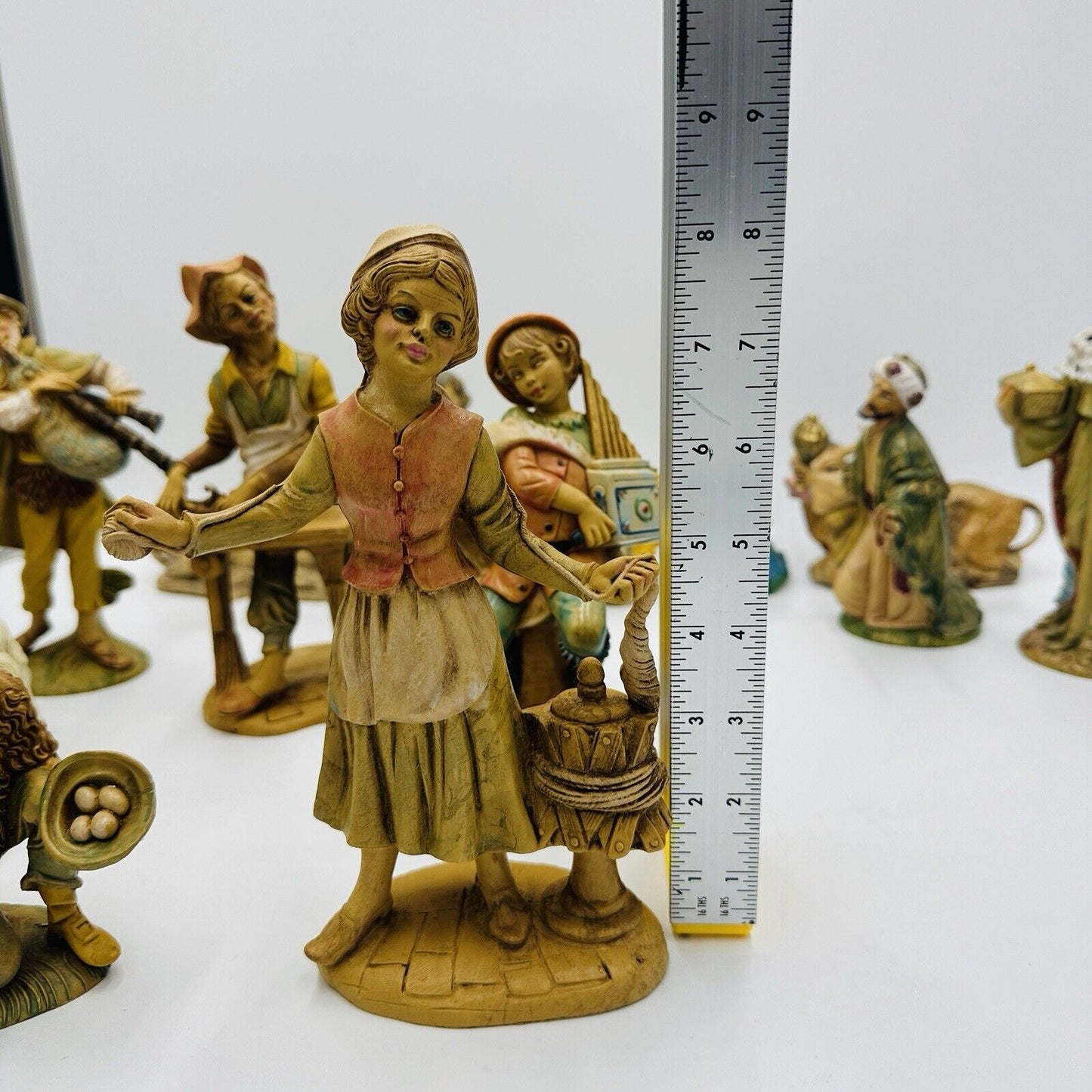 Fontanini 8” Italy Christmas Nativity Holy Family Shepherds Wise Men 18 PCs