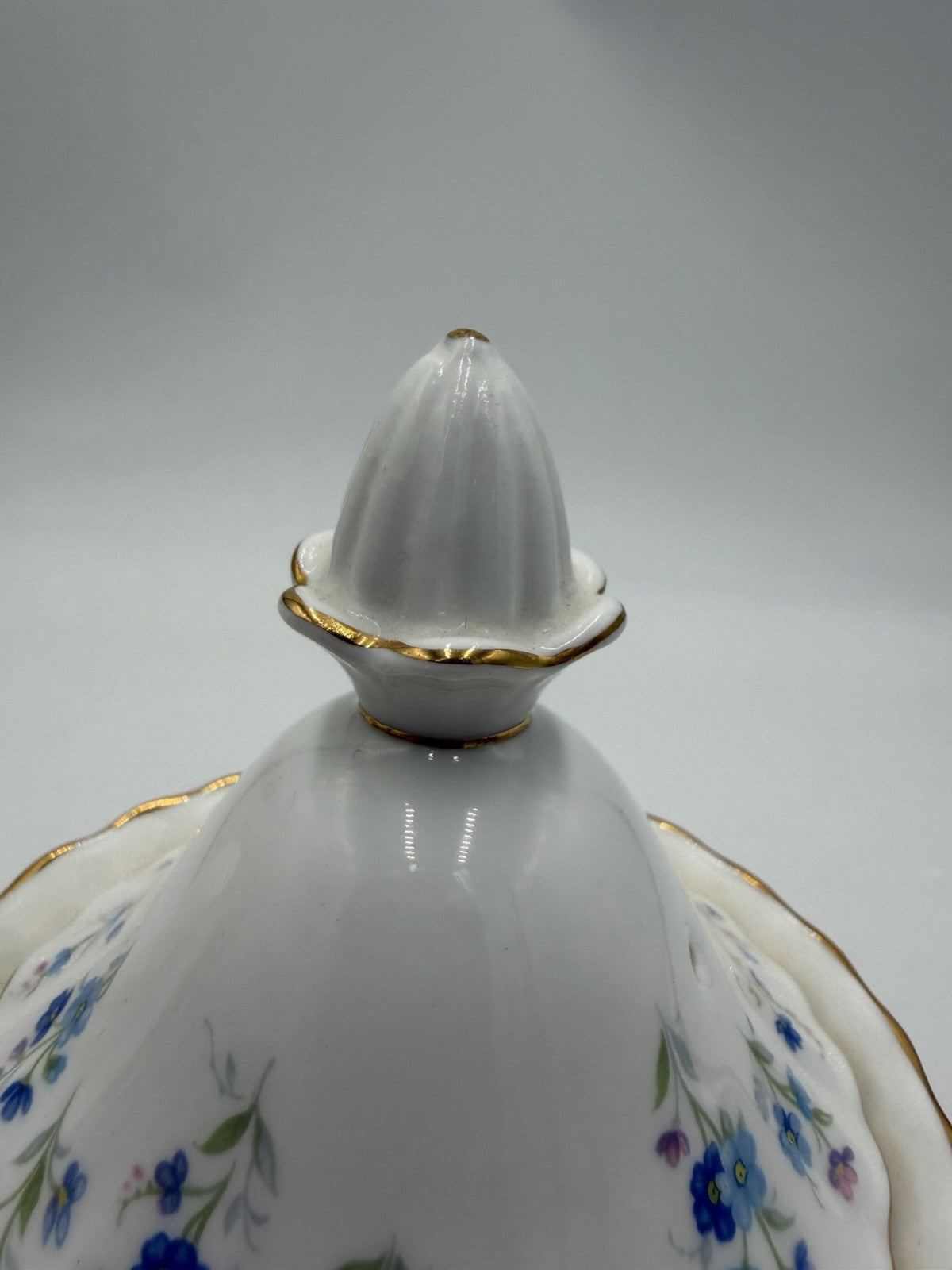 Royal Albert England Floral Memory Lane Bone China Teapot 6 Cup Vintage W/Lid