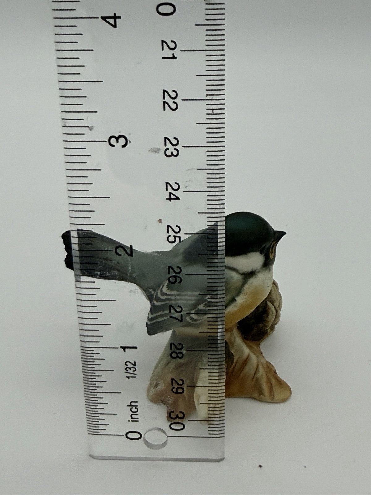 Rare Tay Porcelain Italy Royal Cornwall Bird Miniature Figurine Painted Vtg 2”