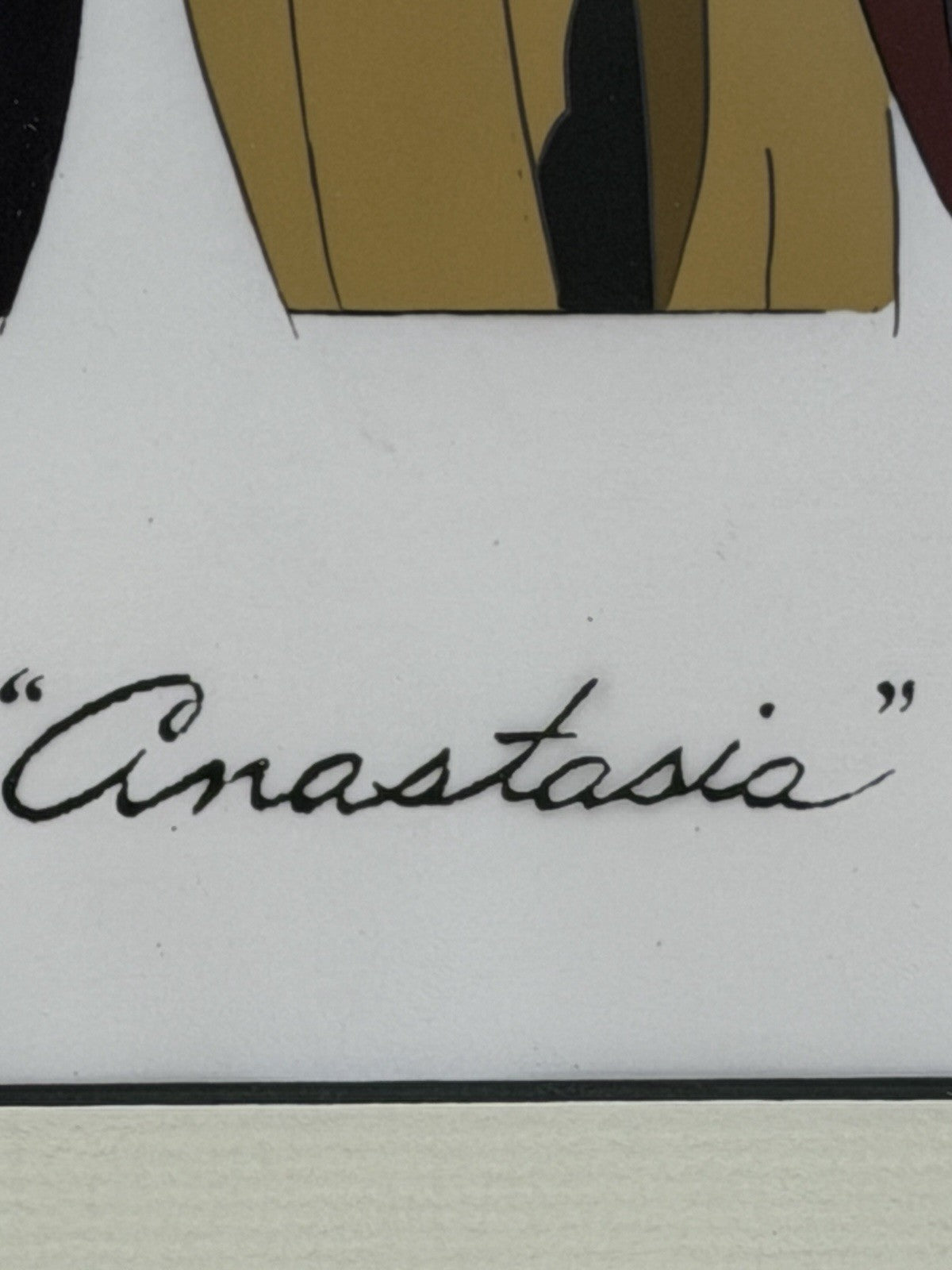 Vtg ANASTASIA Limited-Edition Hand-Painted Animation 4676/4800 Signed /COA