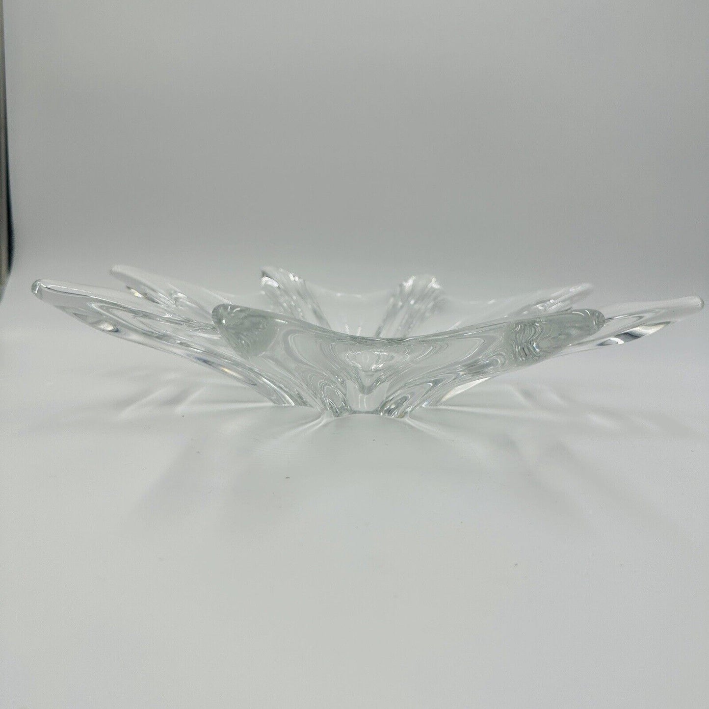 BACCARAT French Crystal Centerpiece Bowl Stella Starfish 14.5" Large Home Decor