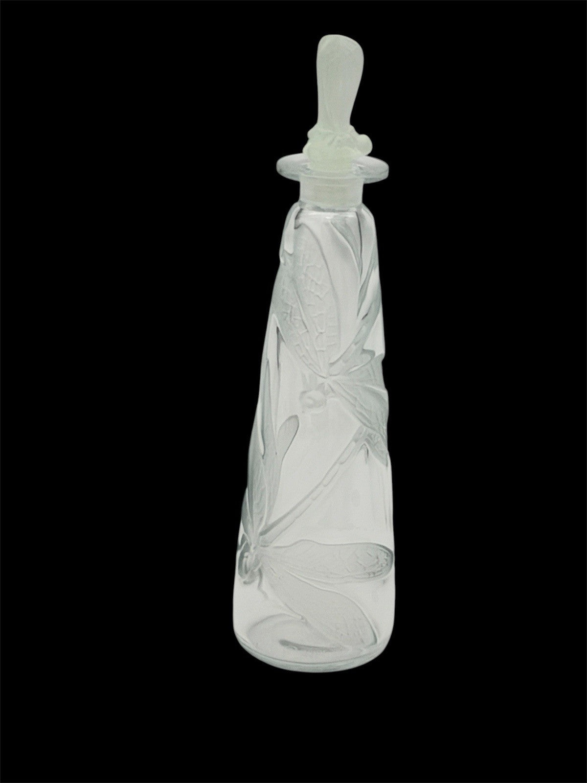 Lucien Gaillard MMA Metropolitan Museum Art glass dragonfly perfume bottle 6.5”