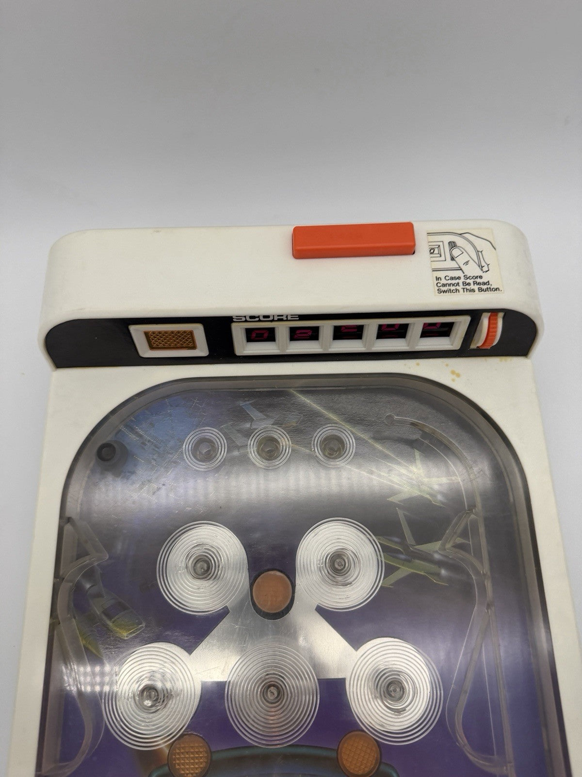Vintage 1979 TOMY Atomic Arcade Tabletop Pinball Machine Working
