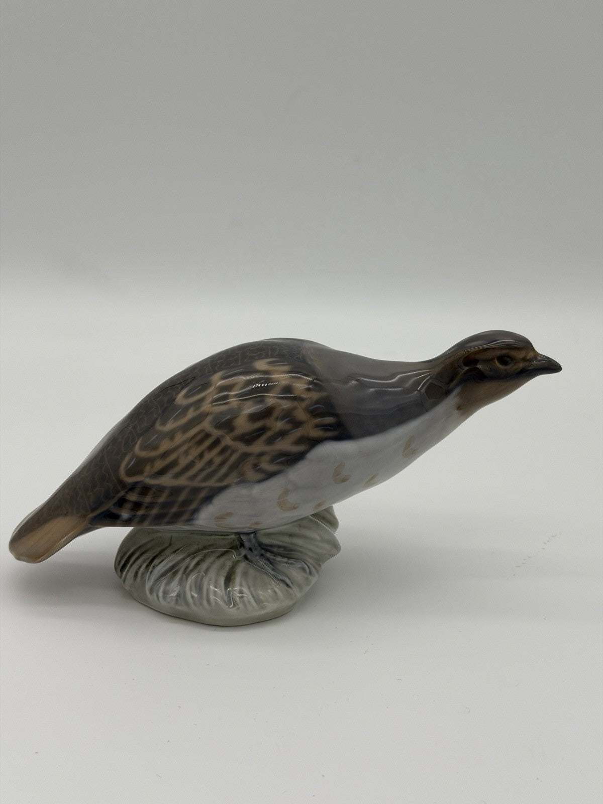 Royal Copenhagen Partridge Bird Porcelain Denmark Signed Peter Herold Figurine