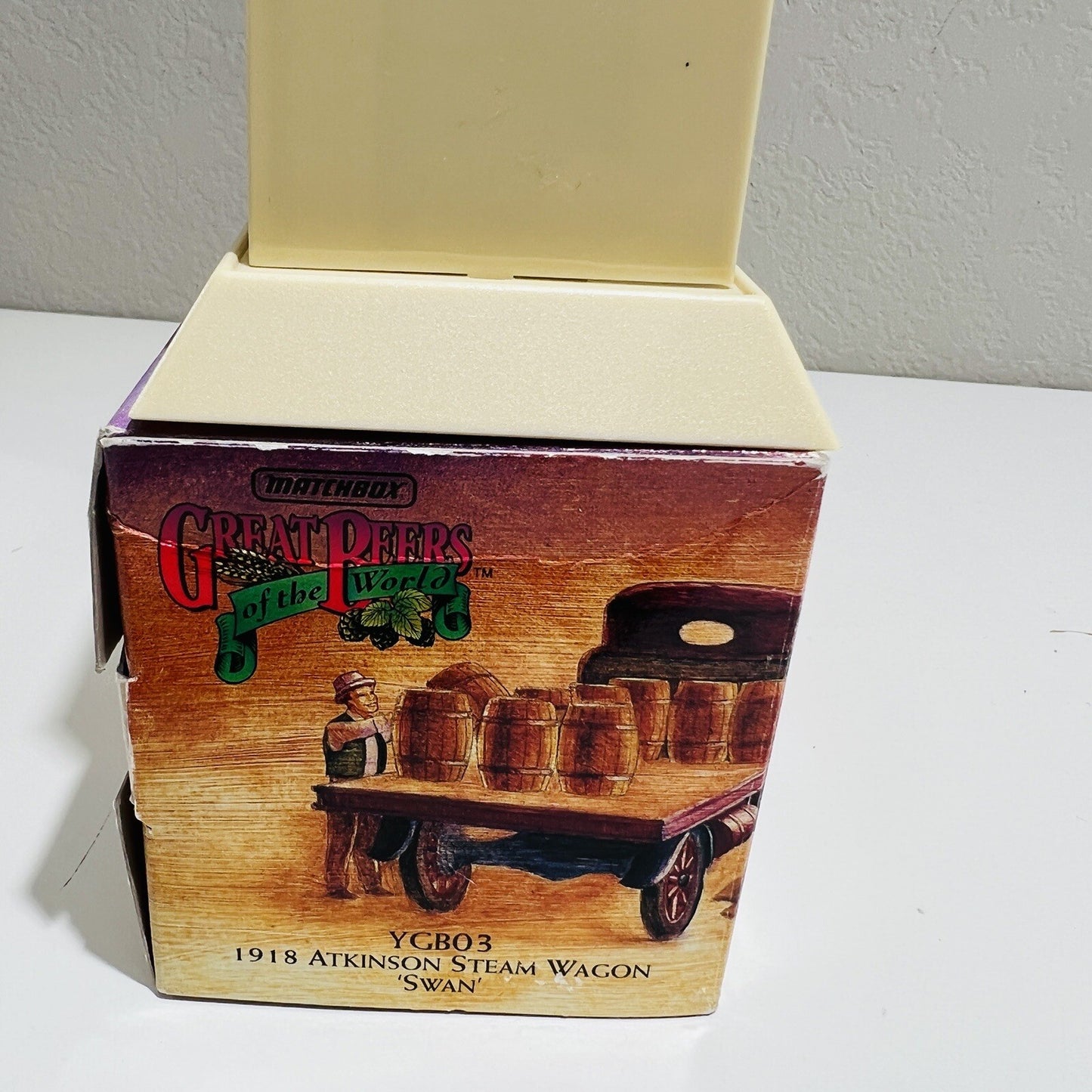 Matchbox Swan 1918 Atkinson Steam Wagon Car Die-cast Toys Models Of Yesterday