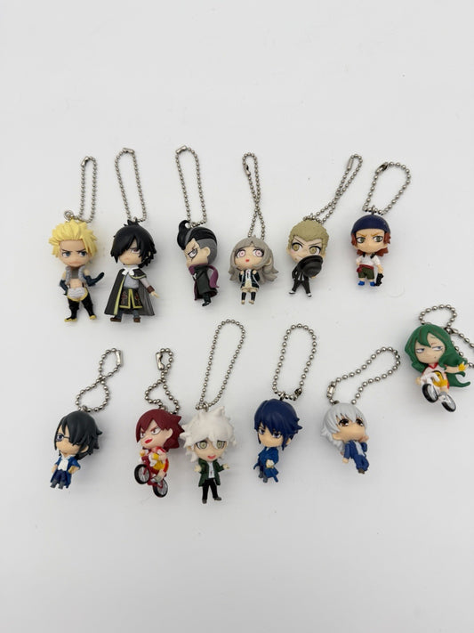 Bandai Takara Tomy Arts Fairy Tail Anime Swing Mascot Keychain Figurines Lot 12