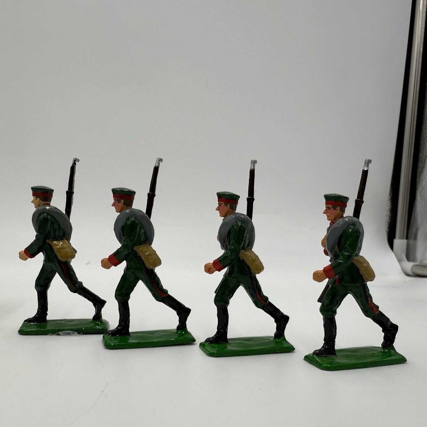 Vintage John Hill & Co LEAD TOY SOLDIER European Infantry 13 Pieces Lot