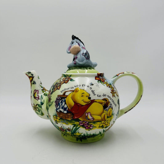 Rare Disney Showcase Collection Paul Cardew Summer Pooh Eeyore Teapot  Porcelain