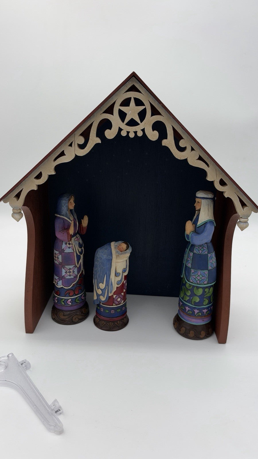 Jim Shore  Bethlehem's Miracle Heartwood Creek Nativity Figurines w Creche