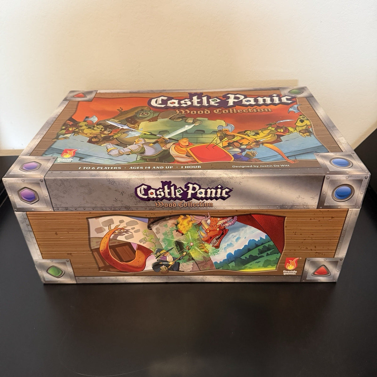 Castle Panic Wood Collection Kickstarter Fireside Games All Expansions