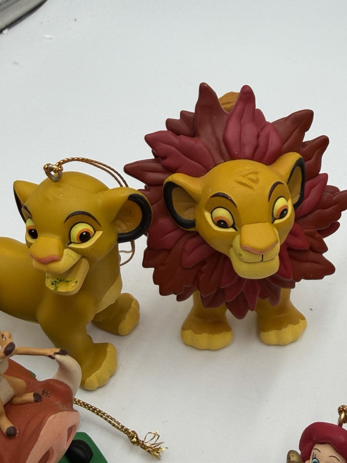 Vintage Disney Grolier Christmas Ornaments Lot Of 13 PCs Different Characters