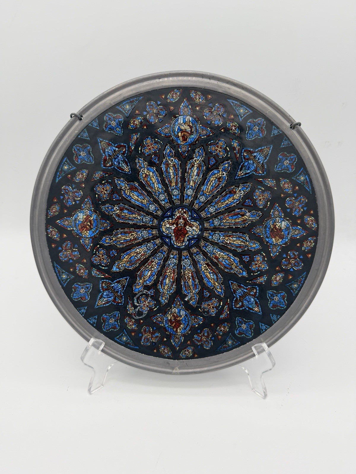 Glassmasters Stained Glass Reproduction St John Cathedral Rose Window Suncatcher