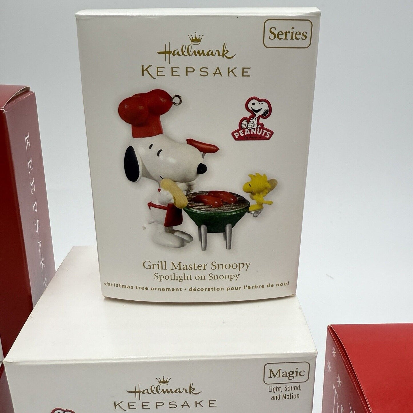 Hallmark Keepsake Peanuts Snoopy Christmas Ornaments Set