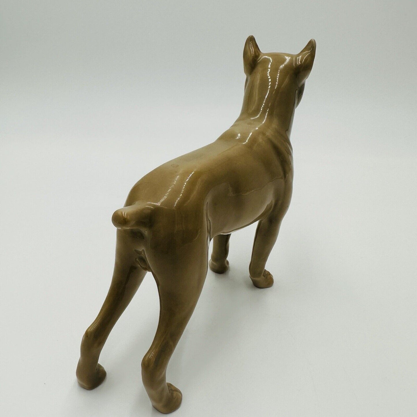 Bing & Grondahl Dog Boxer Standing Figurine Porcelain No 2212 Denmark Vintage