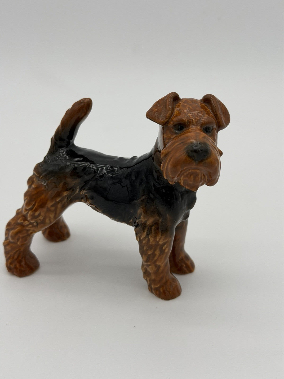 Goebel Germany Porcelain Scottish Terrier Dog 4” Dog Painted Figurine Vintage