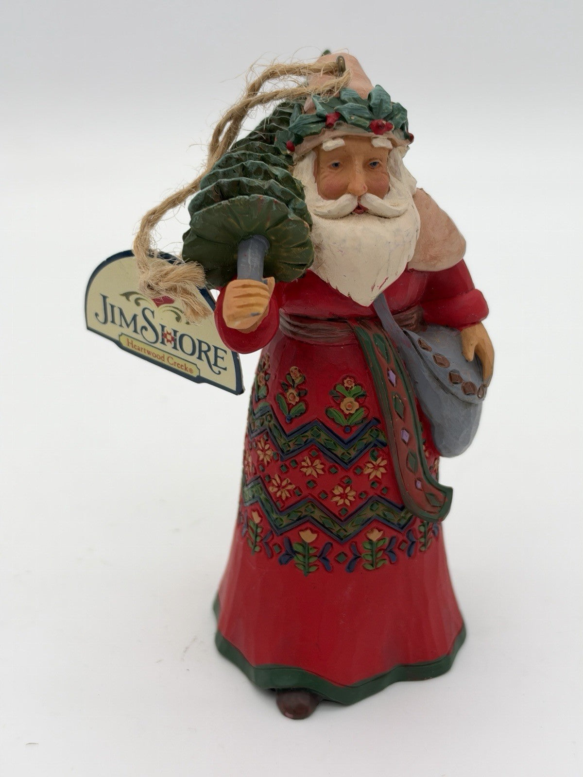 Jim Shore Sweden Santas Around The World Swedish Wishes 2017 Christmas Ornament