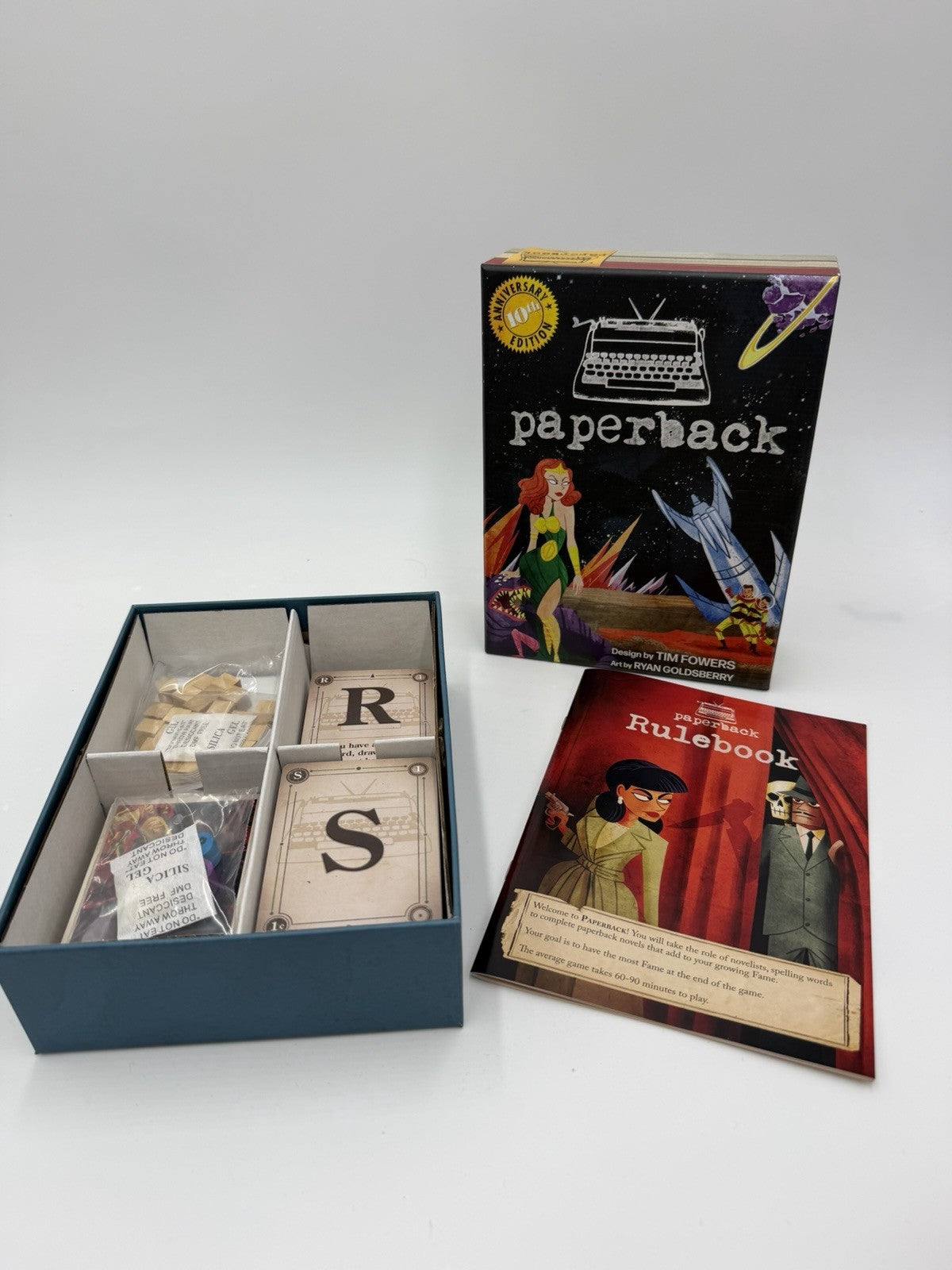 Paperback A Game by Tim Fowers 2020 Edition Board Card Game Complete