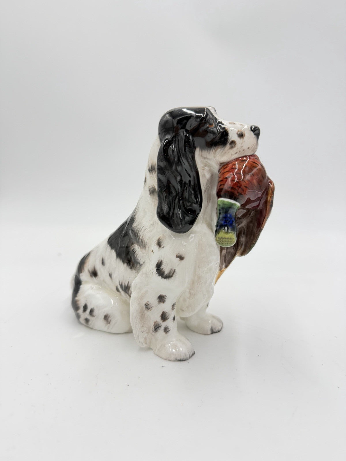 Royal Doulton Porcelain Springer Spaniel W Pheasant HN 1138 Dog England Figurine
