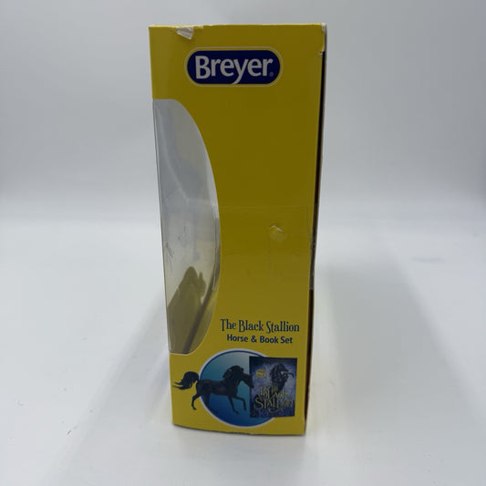 Breyer Classic The 75th Anniversary Black Stallion Horse and Book Set Scale 1:12