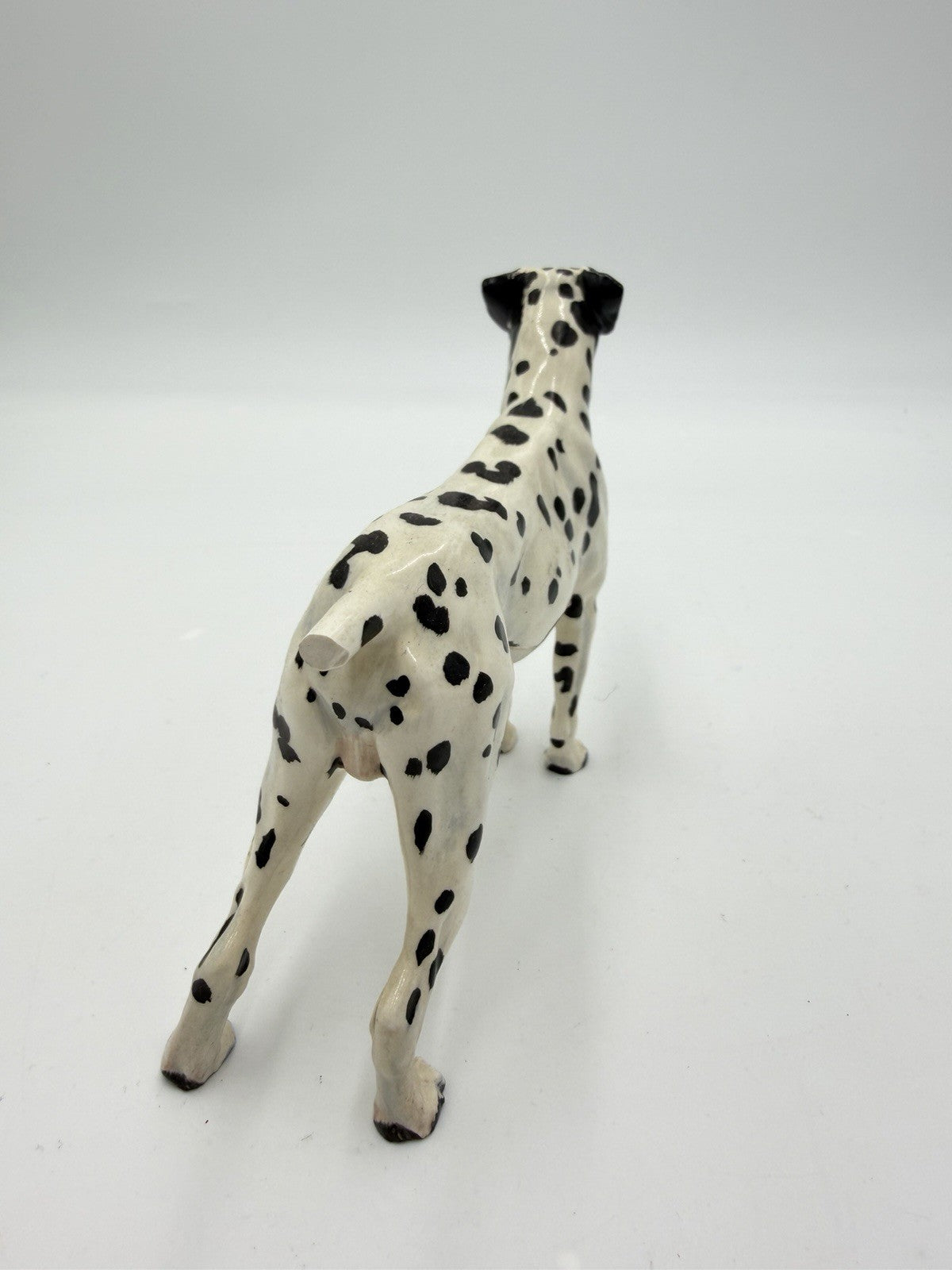 Vtg Royal Doulton Dalmatian Spotted Dog Porcelain Figurine England 4”Hx6”H Flaw