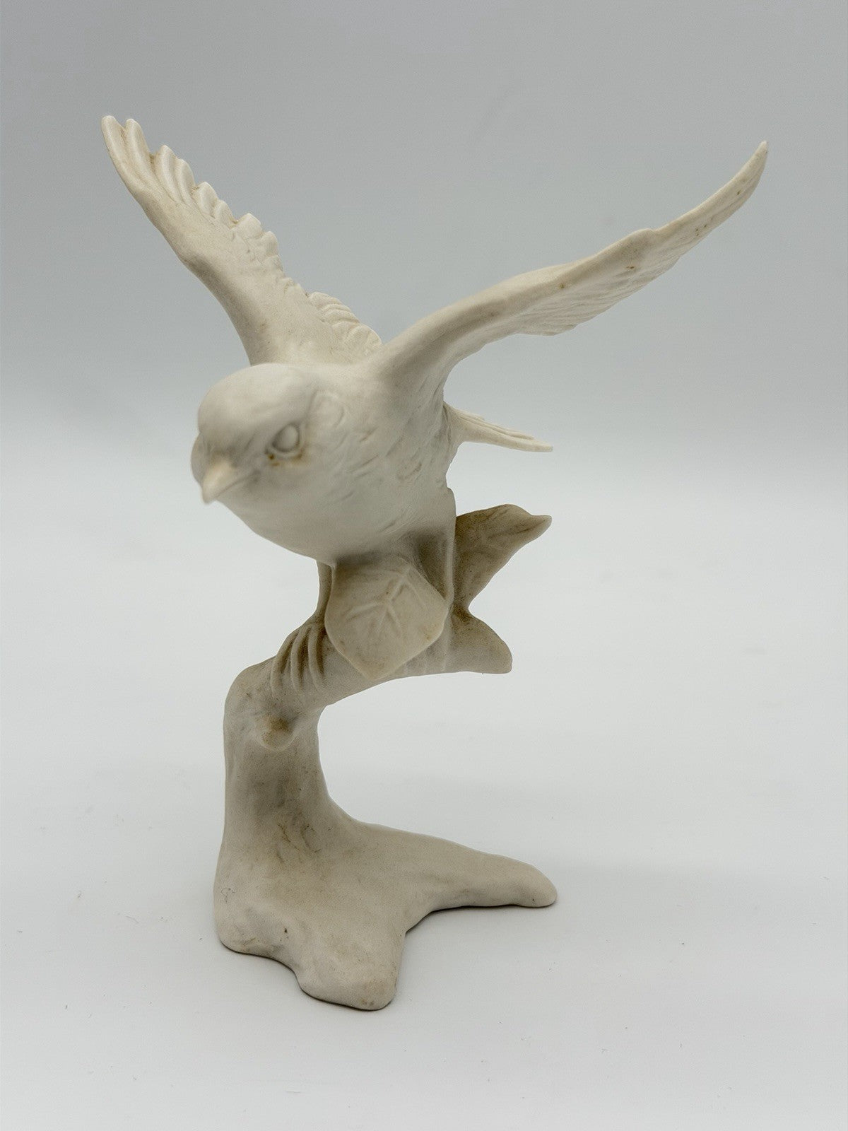 Goebel Great Titmouse White Bisque Porcelain Bird Figurine Germany Unpainted 5”