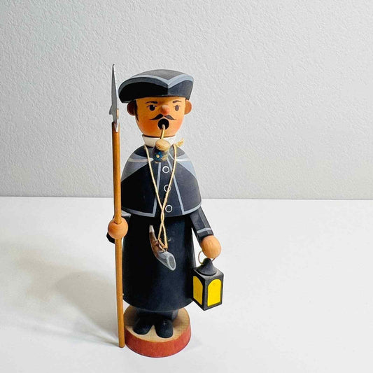 German Figurine Town Crier Smoker German Town Guard Vintage Home Decor