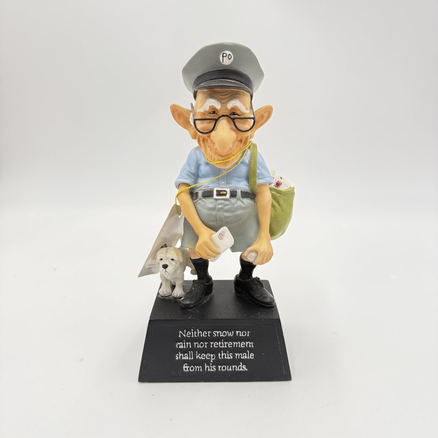 Westland Giftware Coots # 12611 Mailman Figurine Resin Painted 2005 Size 6”