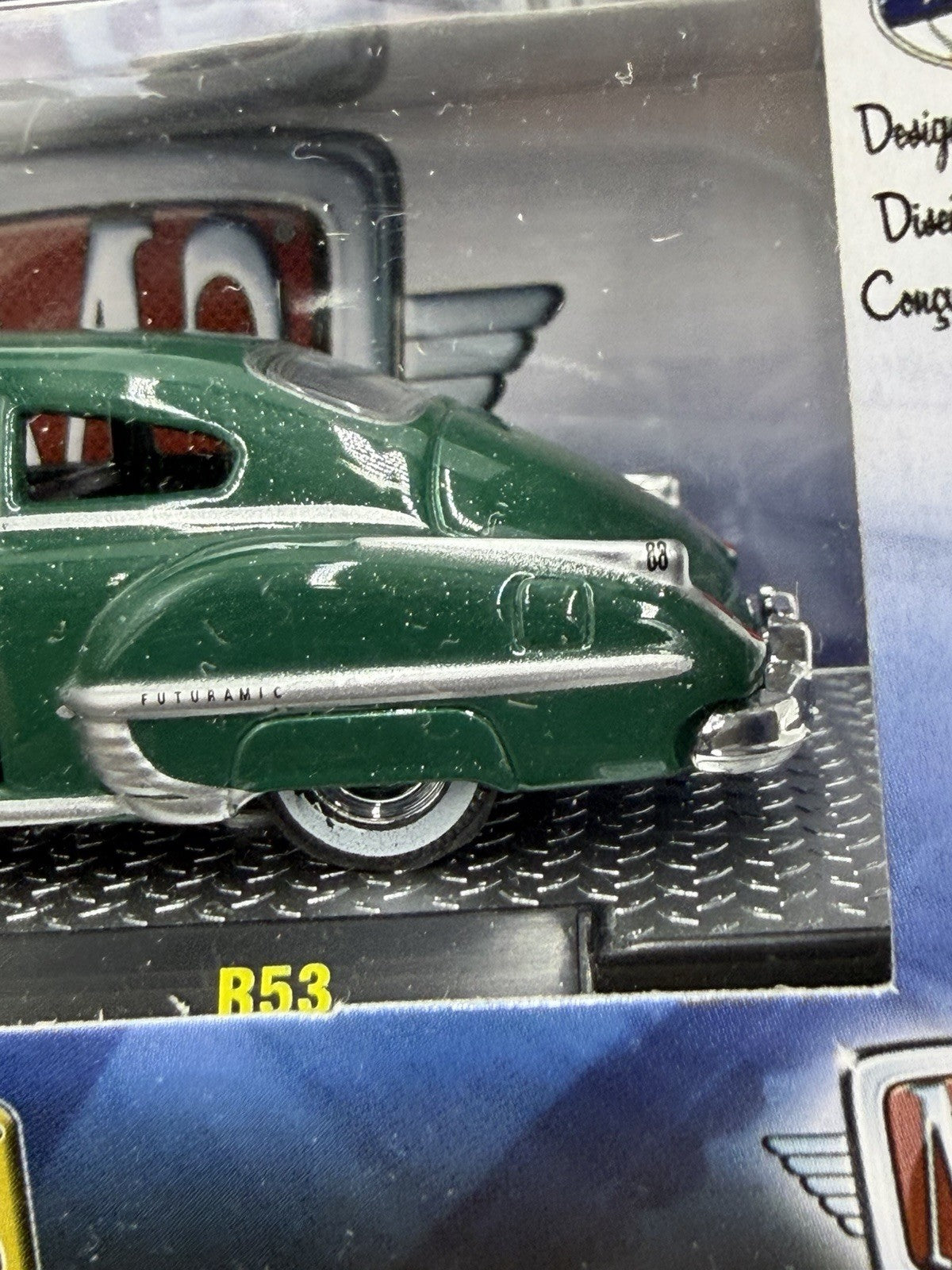 M2 Machines Auto-Thentics 1950 Oldsmobile 88 Diecast Green R-53 Limited Edition
