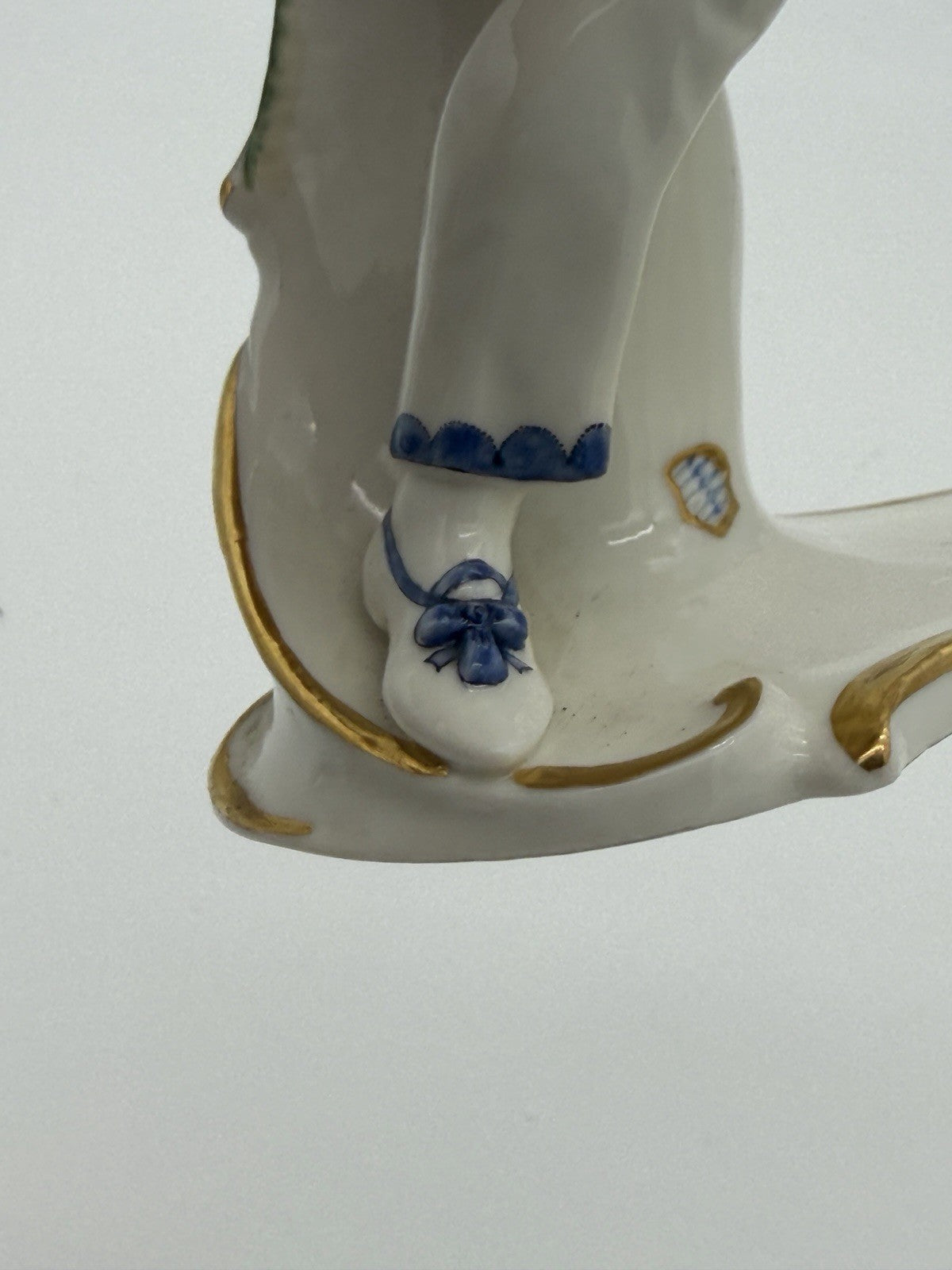 Nymphenburg Pierrot  Commedia Dell'Arte F.A Bustelli Circa 1900 Antique Figurine