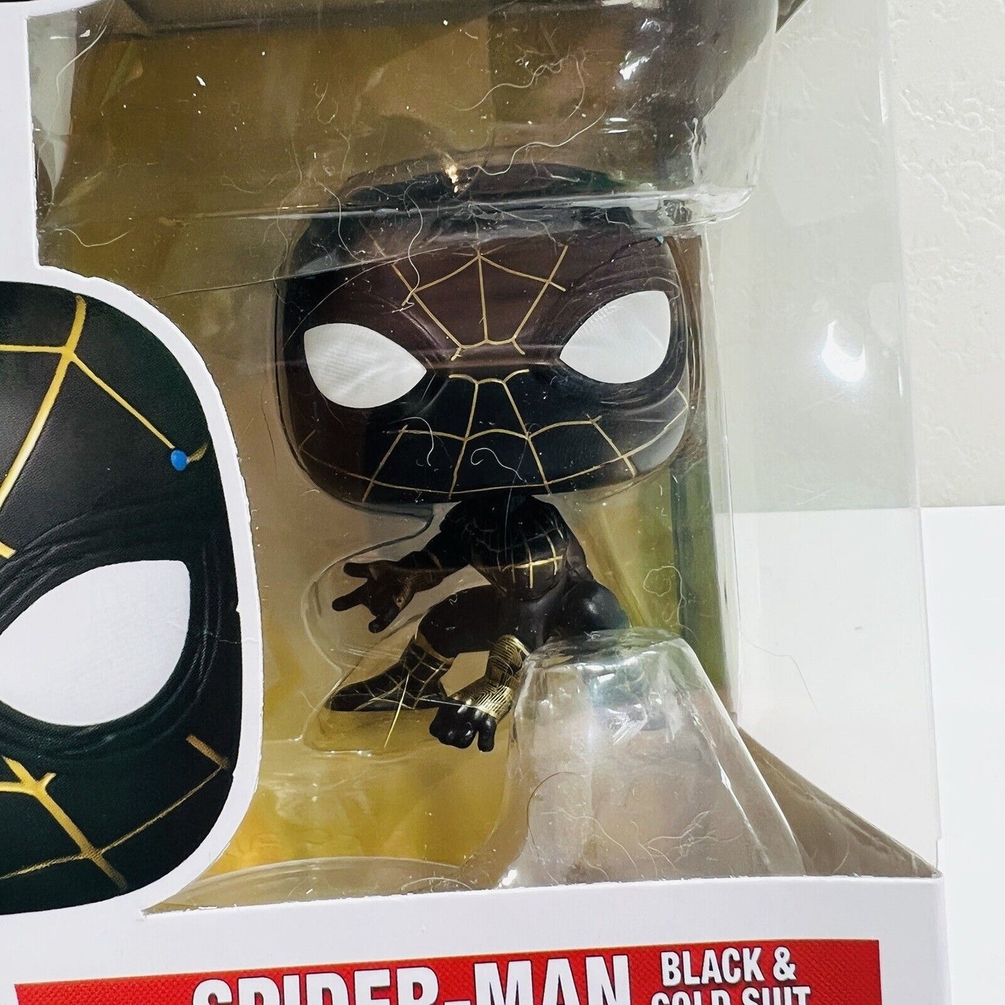 Funko Pop! Movies Spider-Man No Way Home Black and Gold Suit Toy Box