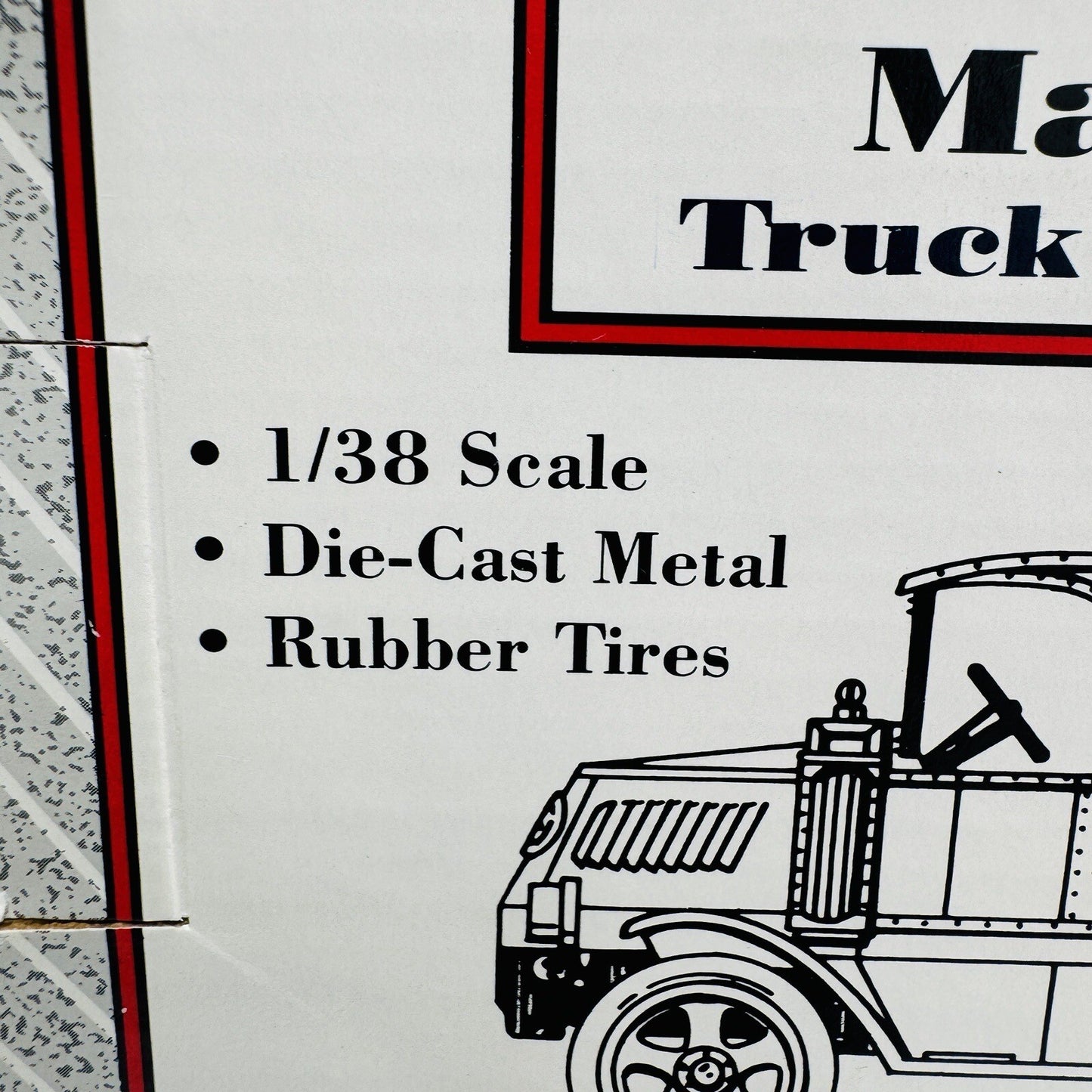 ERTL Anheuser-Busch 1926 Mack Bulldog Truck Bank W/Crates #9047 St Louis MO