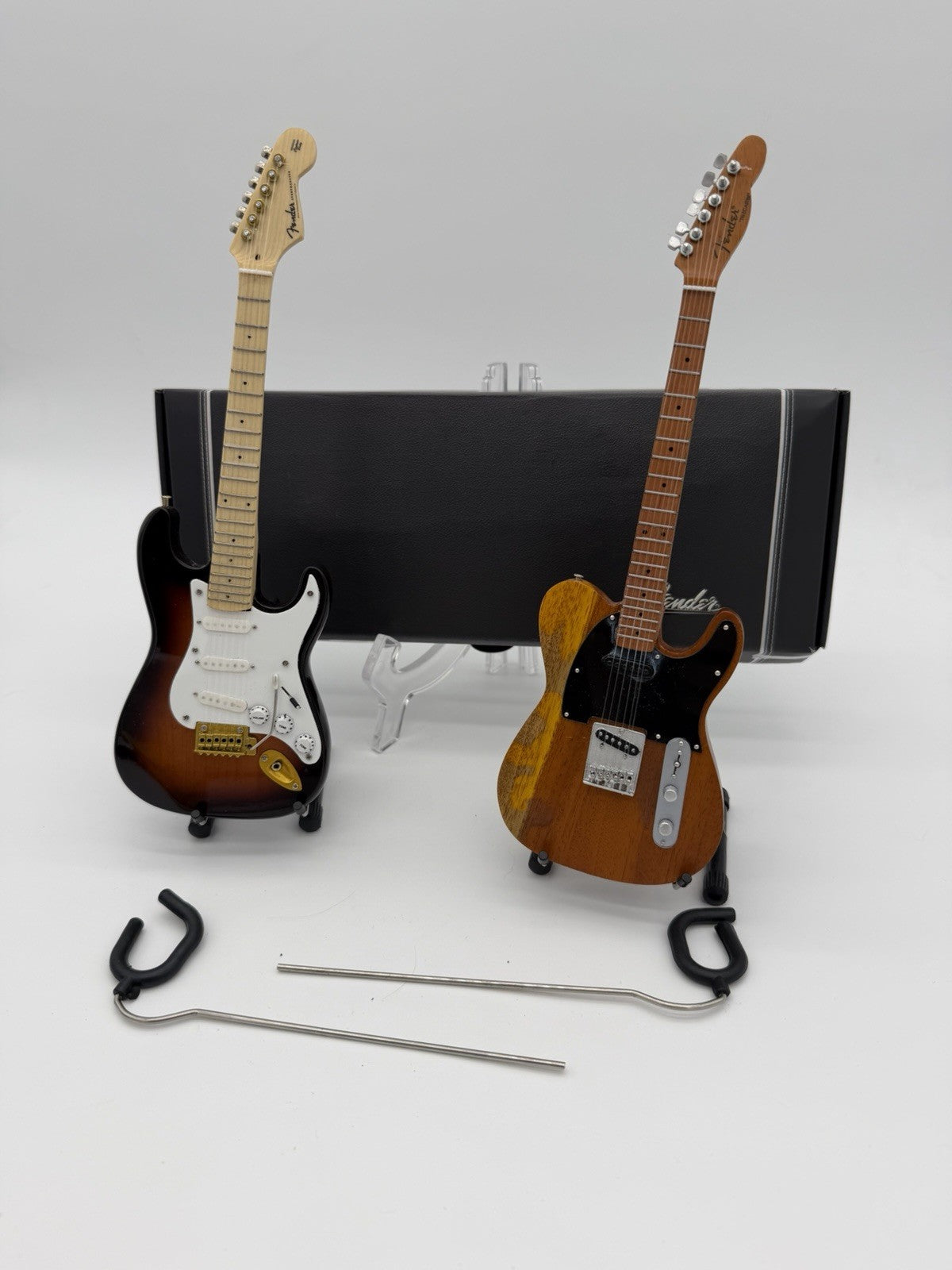 60th Anniversary Sunburst Fender Strat Bruce Springsteen Mini Guitar AXE HEAVEN