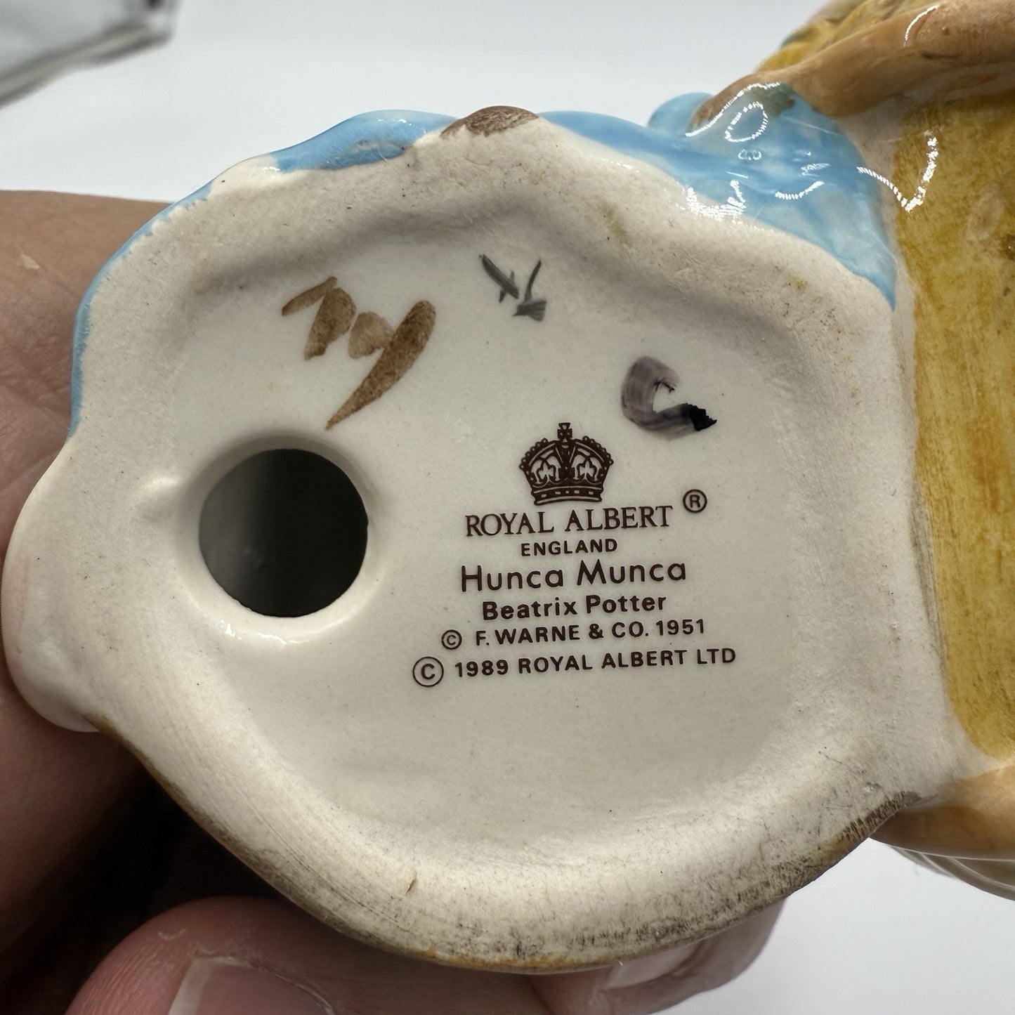 Royal Albert Beswick England Porcelain  Beatrix Potter Mice Figurines Set 3 PCs