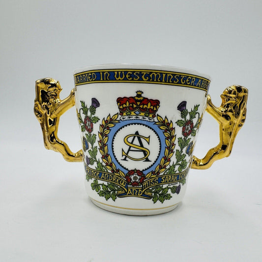 Paragon Fine China England Prince Andrew & Sarah Ferguson Double Handle Cup