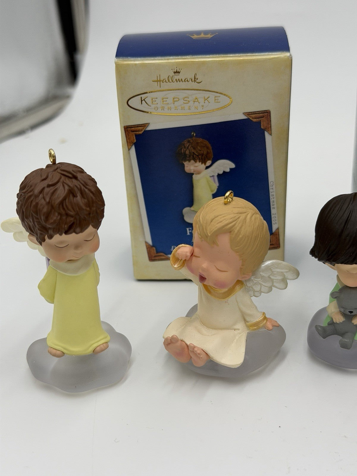 Hallmark Mary Angels Christmas Ornaments Lot 7 Pieces Cherubs Figurines