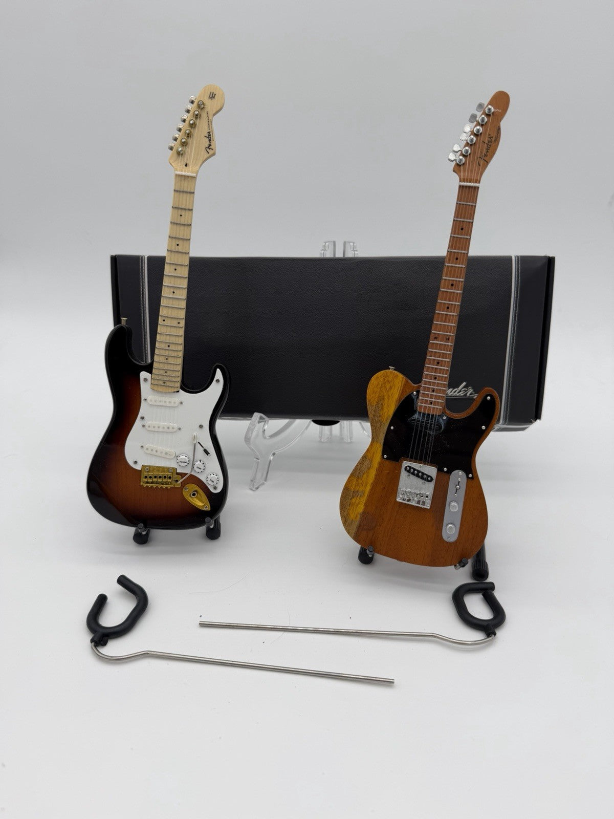 60th Anniversary Sunburst Fender Strat Bruce Springsteen Mini Guitar AXE HEAVEN