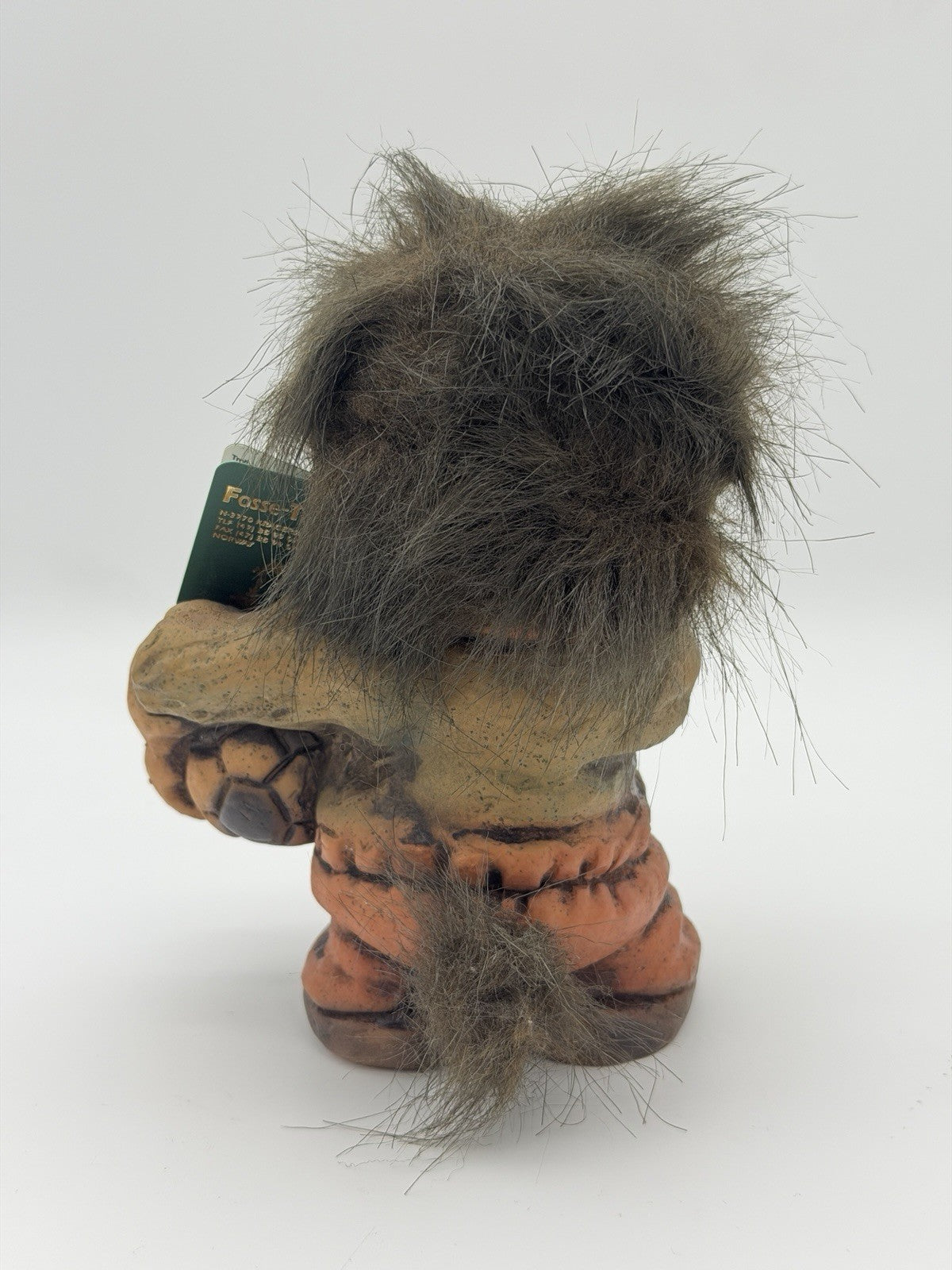 Fosse-Troll Pottery Norway Soccer Ball Boy 7”H W/Tag Sven Schulze Figurine