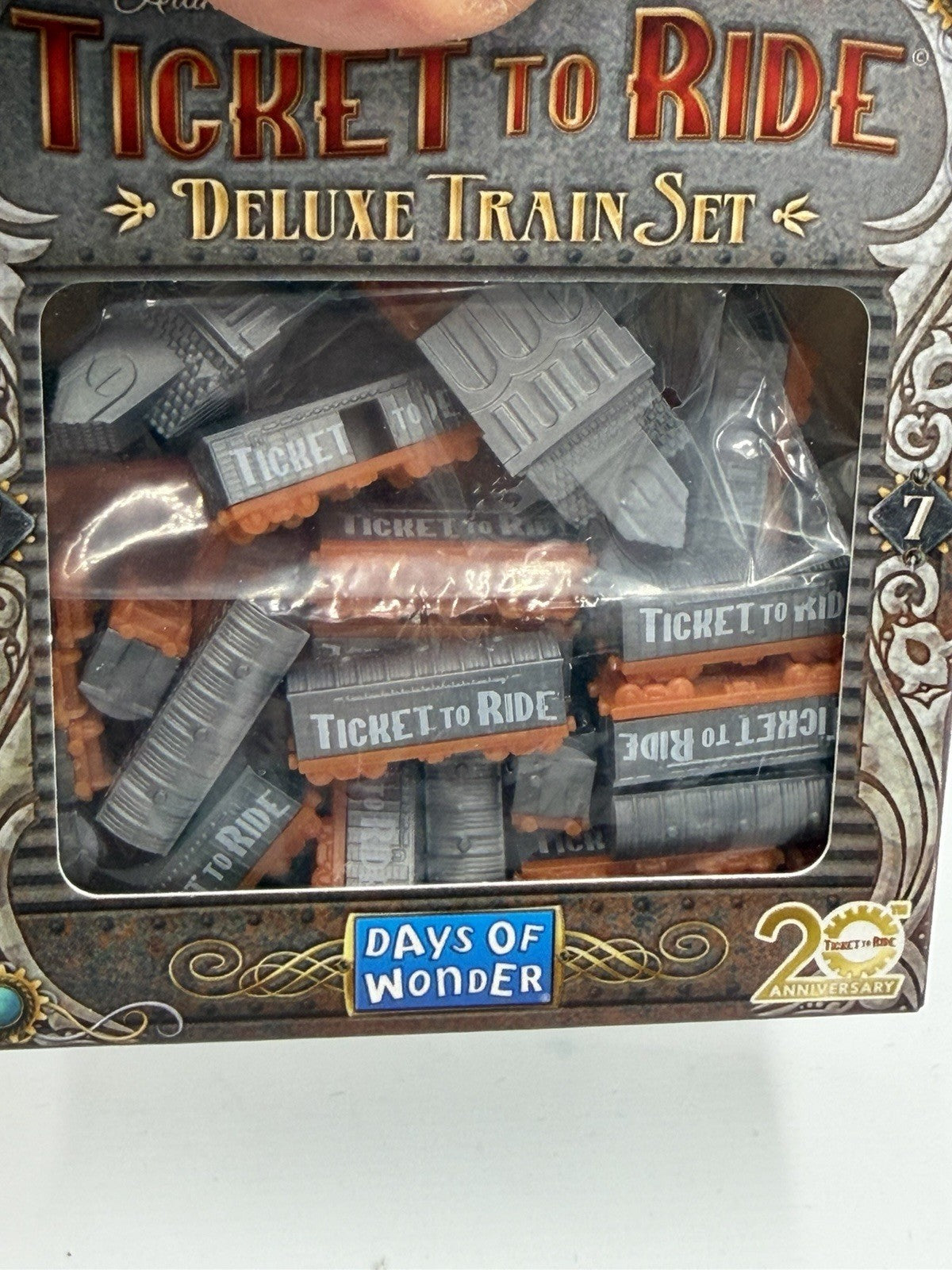 New Sealed Ticket to Ride Deluxe Train Set Days Of Wonders Board Game