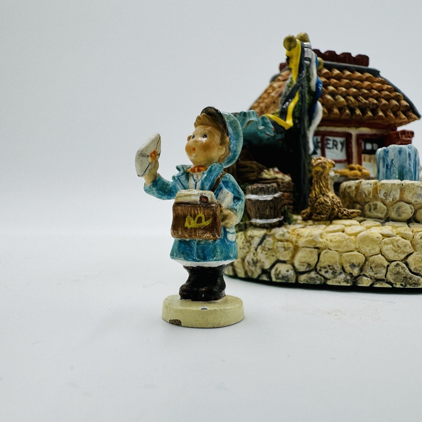The Danbury Mint Hummel Goebel Miniature Figurine Postman 295-P Rare Set