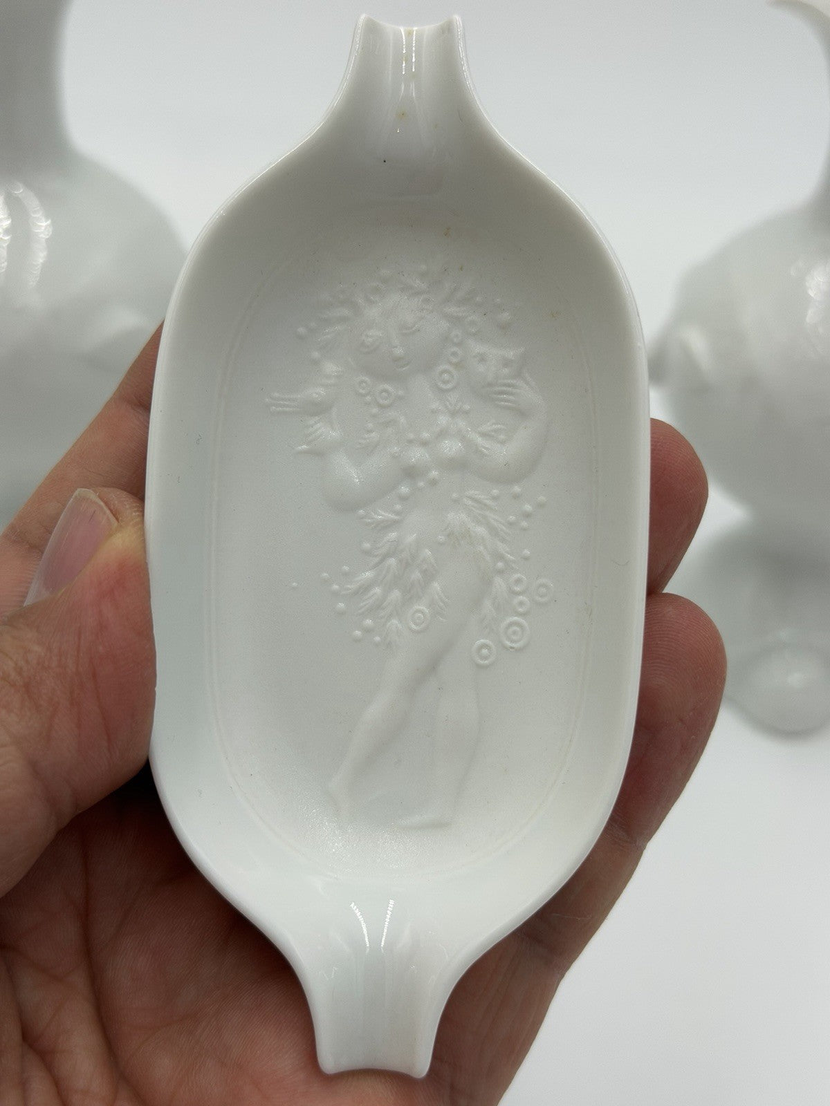 Rosenthal Bjorn Wiinblad Studio Line Romanze Face Head Cruets Porcelain & Tray