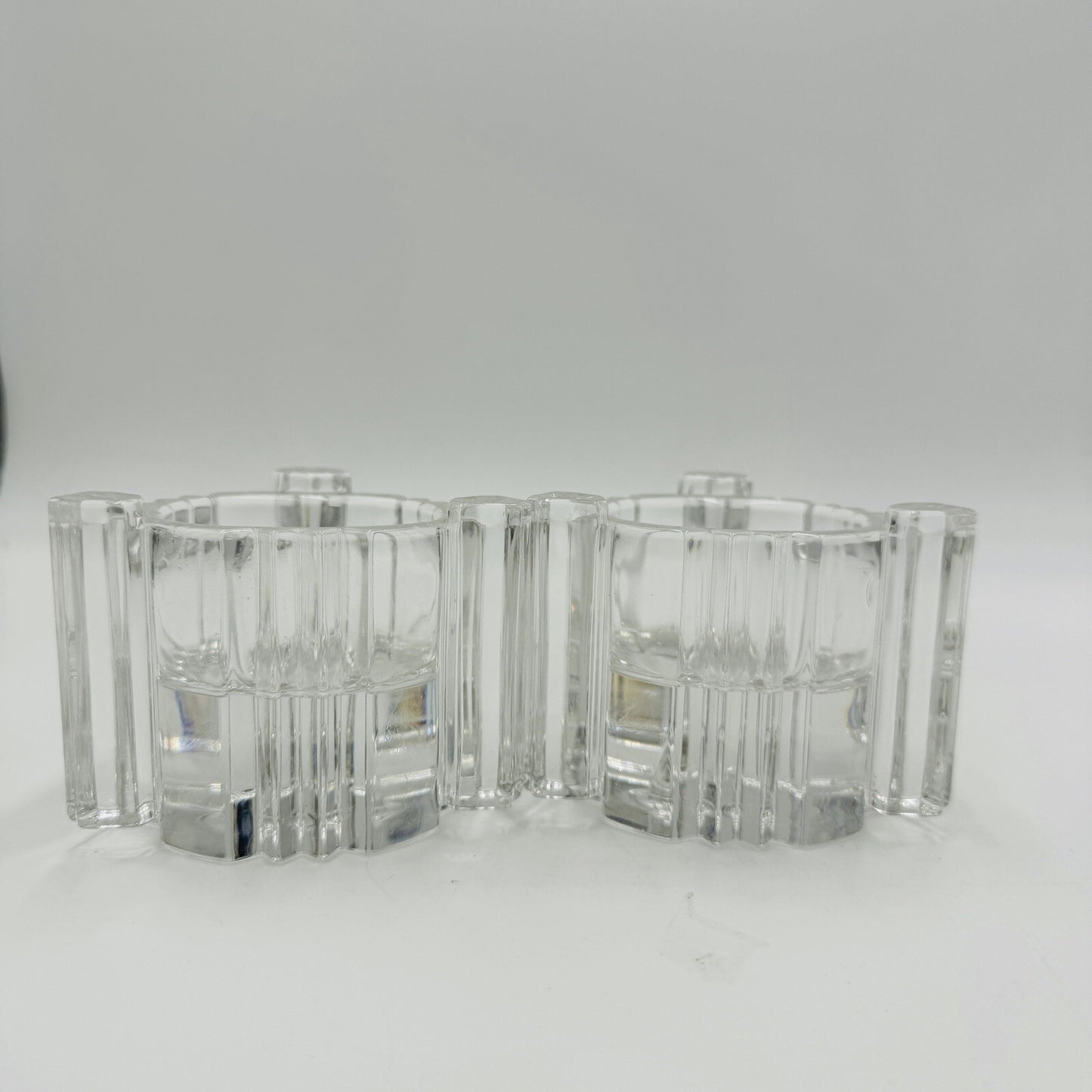 Vintage Set of 2 Lenox Fine Crystal Votive or Candle Stick/Tapper Holders
