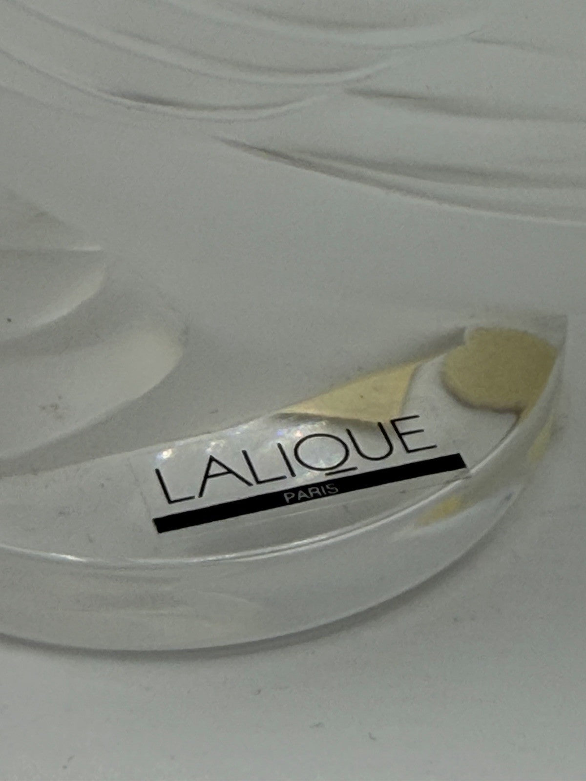 Lalique Paris France Crystal Duck Canard 2 Figurines 11657 & 11659 Vintage Pair