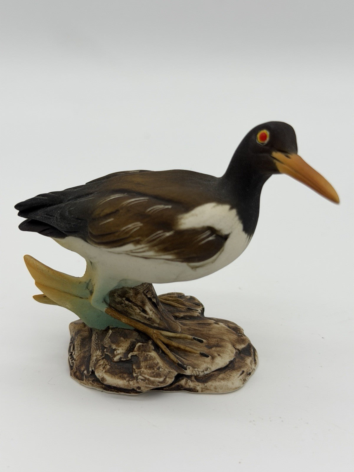 vintage capodimonte Italy Riccardo Pennati American Oystercatcher bird figurine