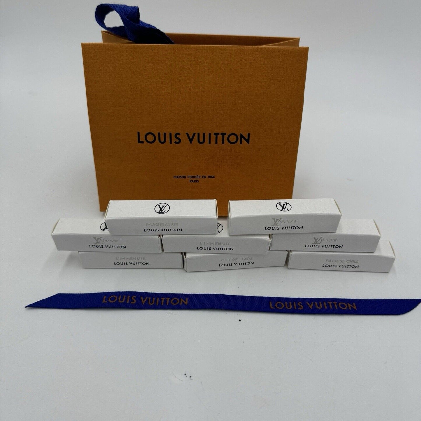 Louis Vuitton Perfume Samples Eau de Parfum 2ml 0.06 FL. OZ 6 Samples Lovers Bag