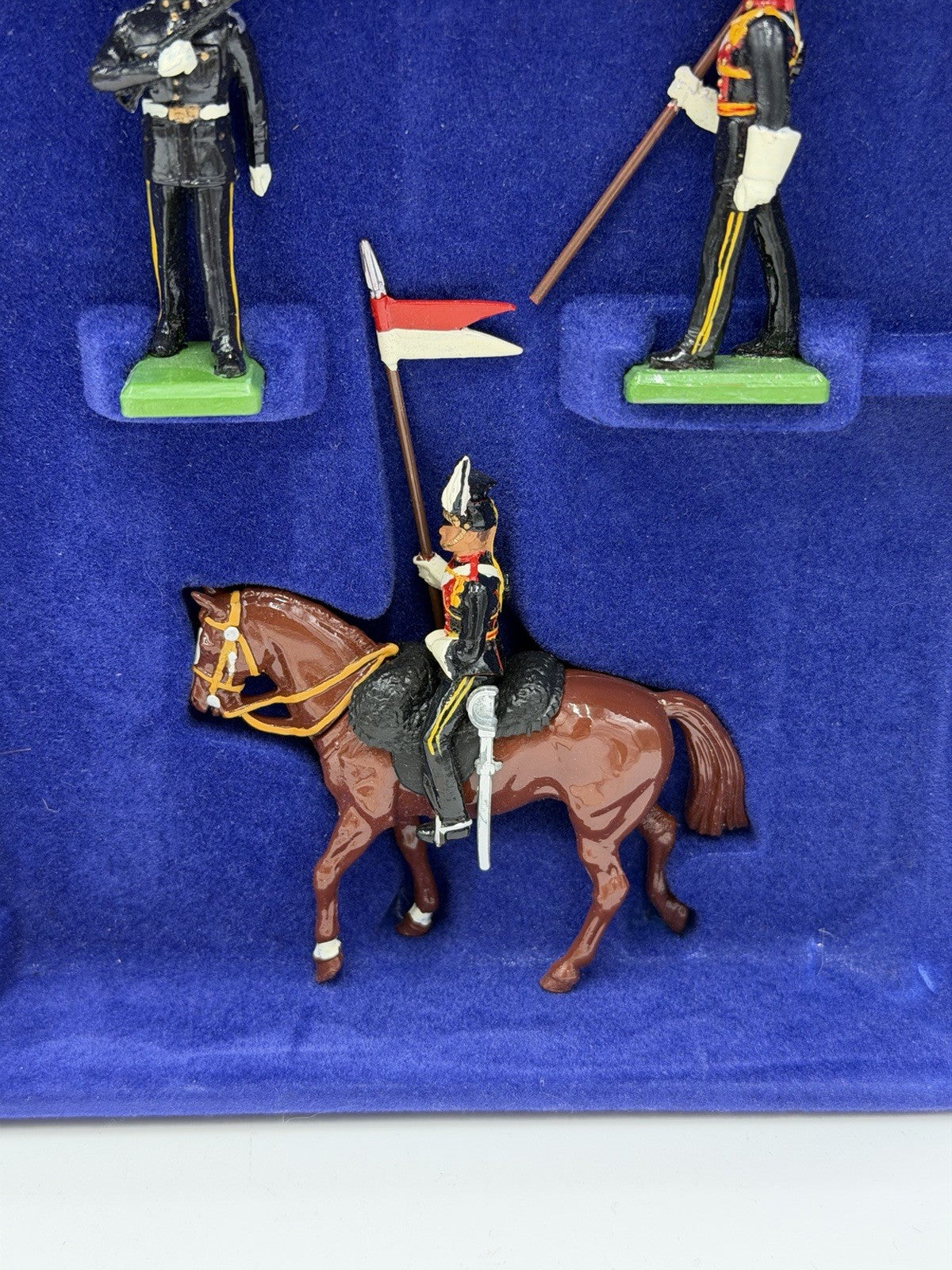 Britains 9th/12th Royal Lancers Metal Toy Soldiers 1985 Limited Edition NIB /COA