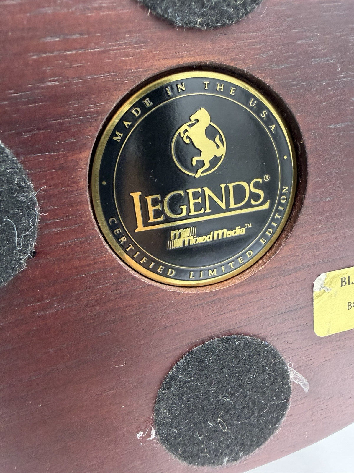 Legends USA BOB HASLAM 1987 C.A Pardell Hell Bent For Letters Metal Sculpture