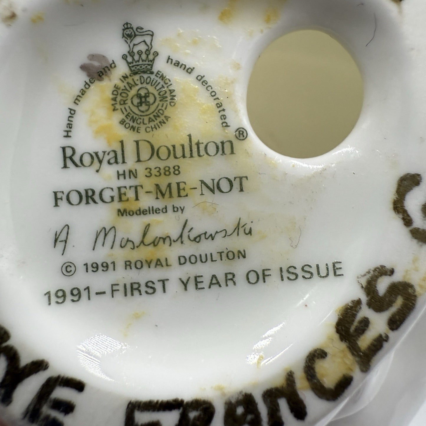 Royal Doulton Porcelain England White Ladies By A. Maslankowski Figurines Set