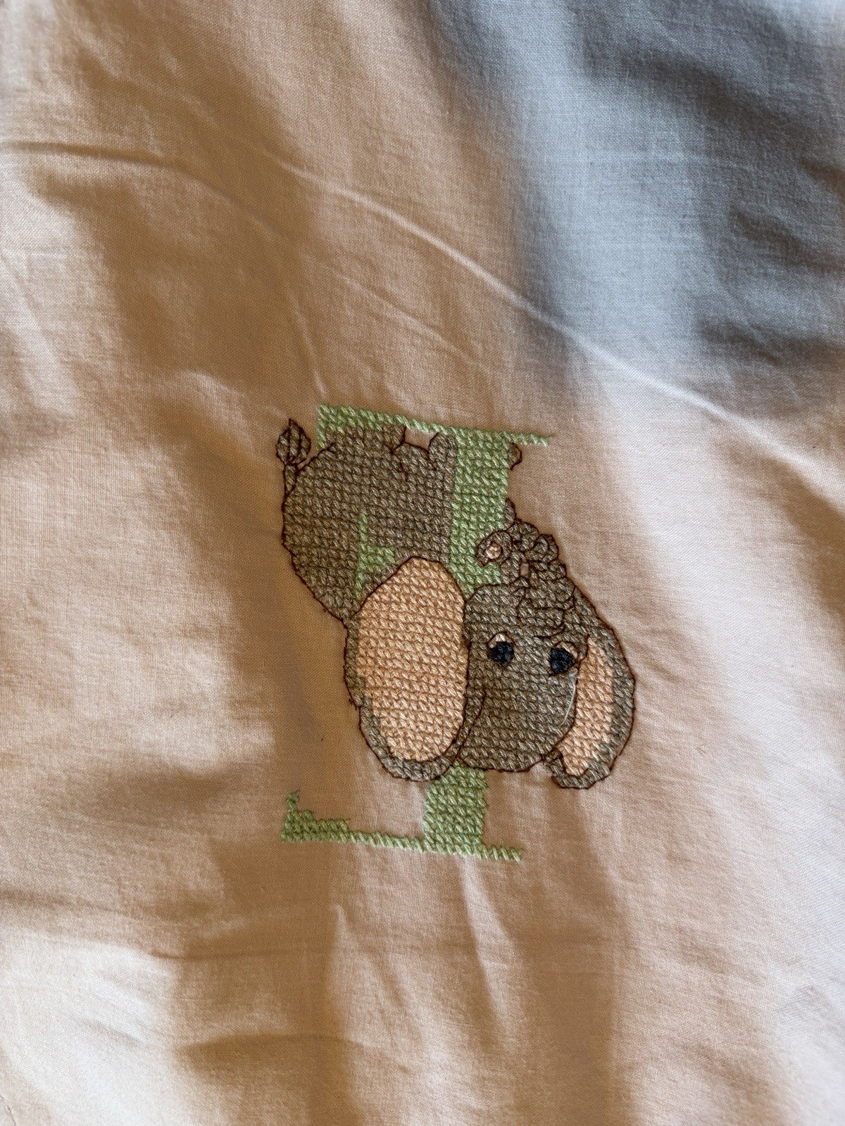 Precious Moments bedding PMI Spectrix patchwork cross-stitch comforter full