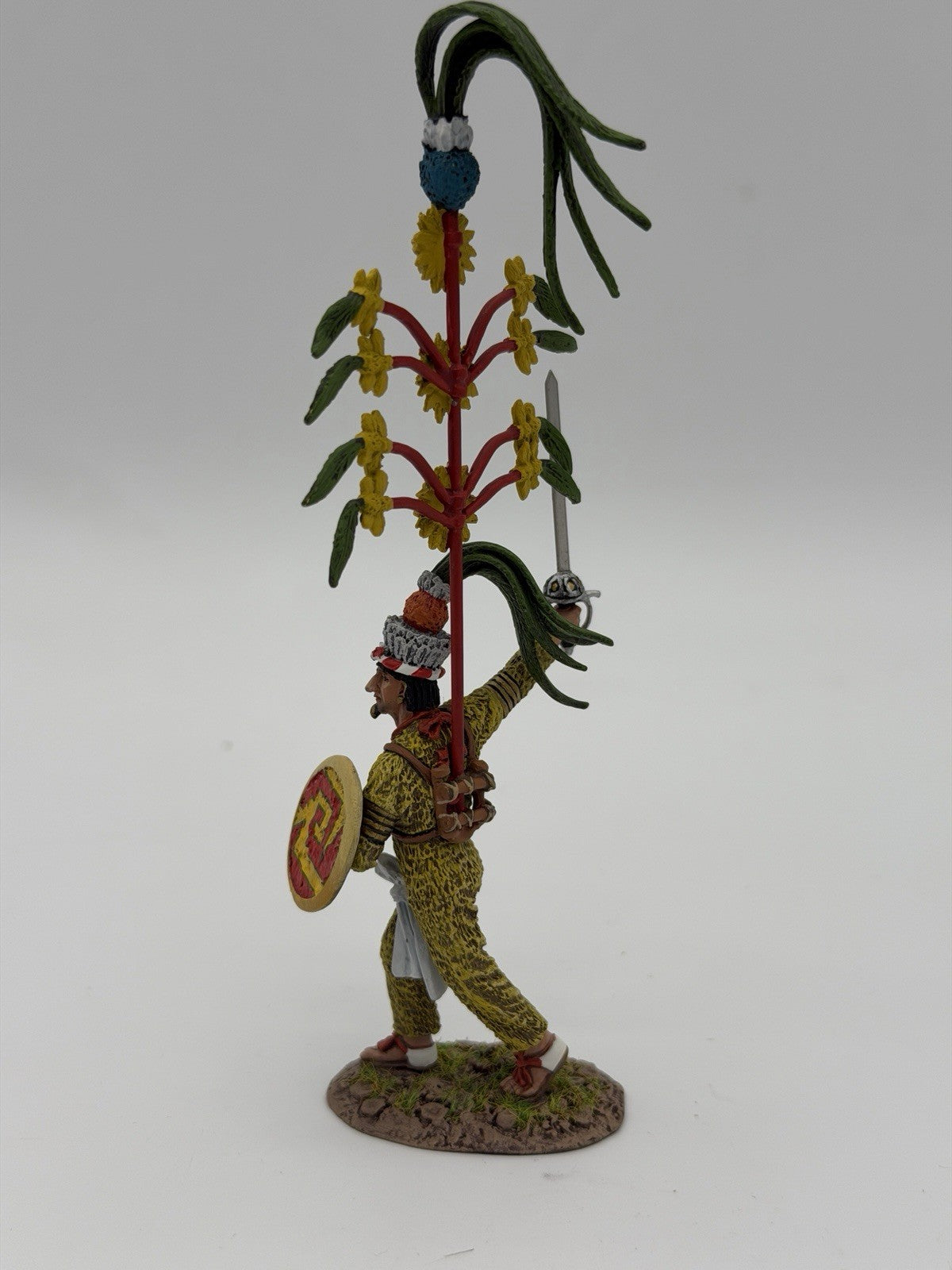 John Jenkins Designs Aztecs & Conquistadors TLAXCALTEC Noble Warrior Toy Soldier