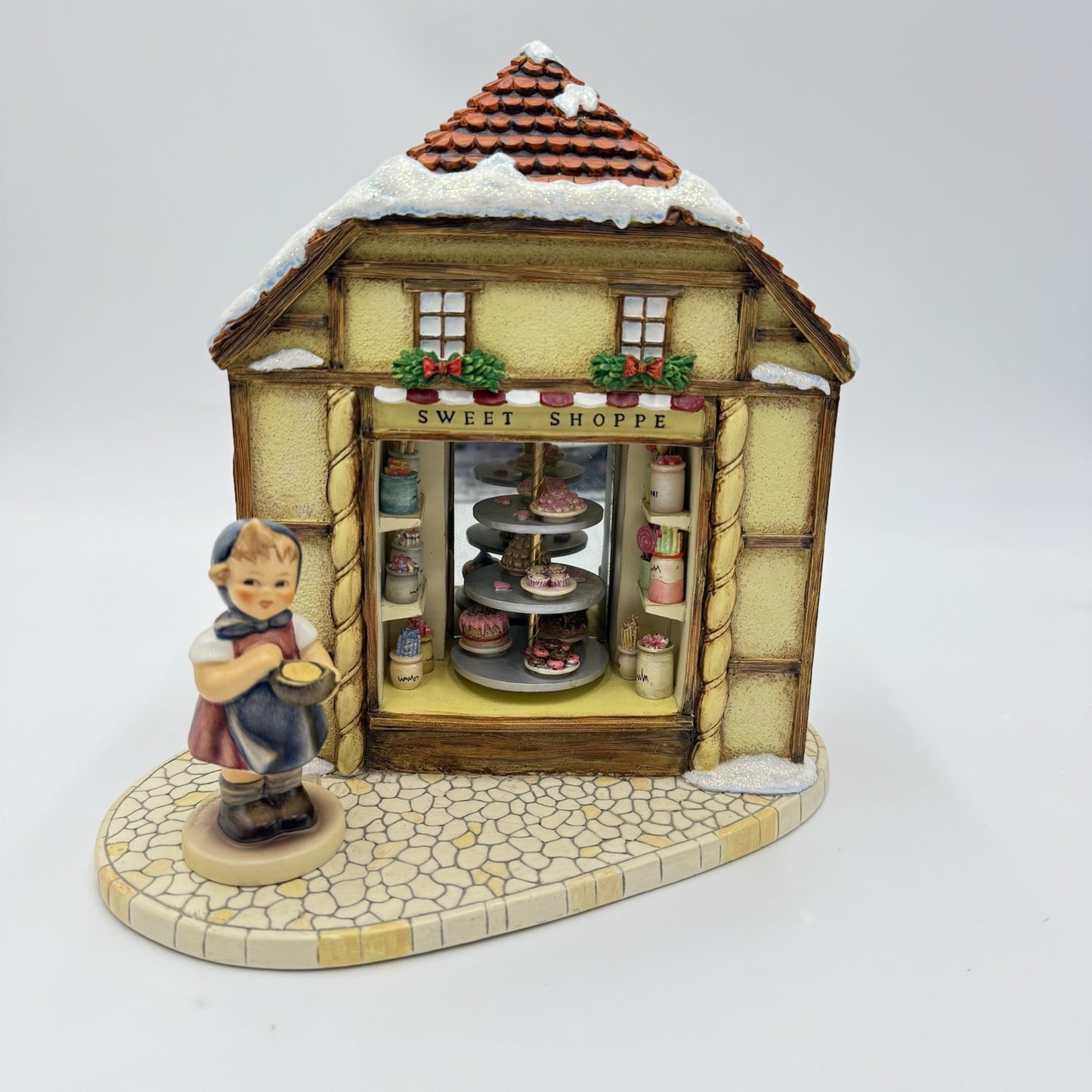 Goebel 2007 Bakery Display Sweet Shoppe Christmas Village Music Box
